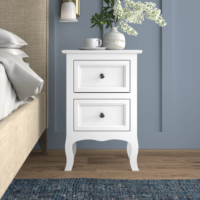Authement 2-Drawer Nightstand Storage Cabinet