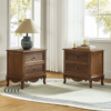 Lundgren Transitional 2-Drawer Nightstand