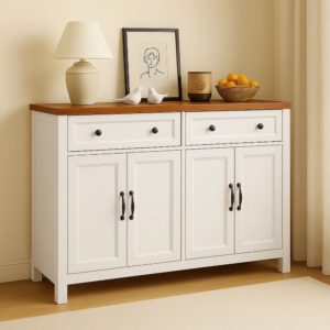 "35.3'' H x 55.1'' W Sideboard with 3 Drawers & 4 Doors