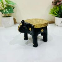 Wooden Elephant Stool