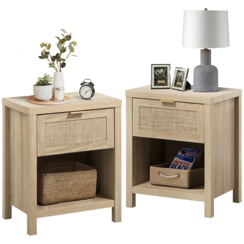 Alayha 19.7” W Nightstand (Set of 2)