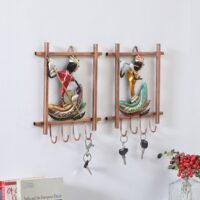 Rajasthani Handpainted Musician Key Holders