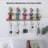 5 Safa Multicolour Iron Key Holder