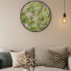 Iron Large Round Leaf Metal Abstract Wall Art