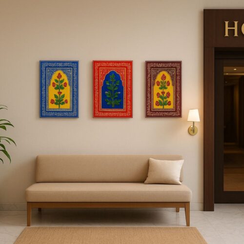 Wooden Jharokha Traditional Wall Hanging Frame