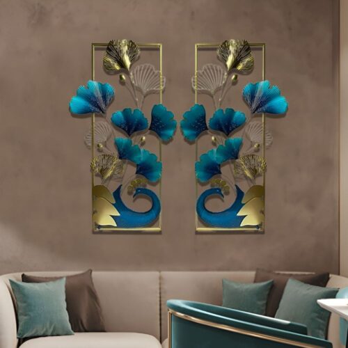 METAL CREATION Metal Wall Art Decor 3D Peacock
