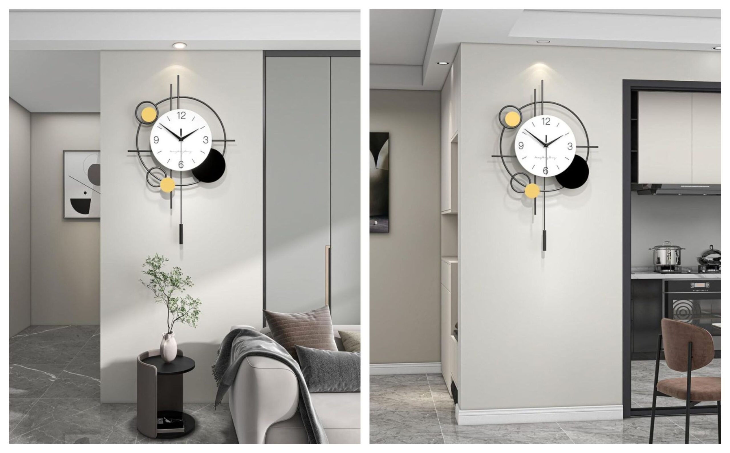 Modern Leaf Wall Clock for Beautiful Home Walls