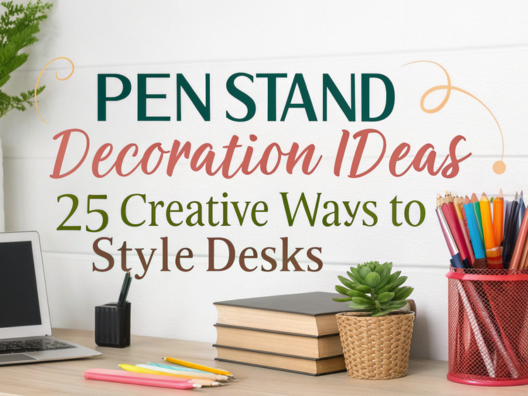 Pen Stand Decoration Ideas