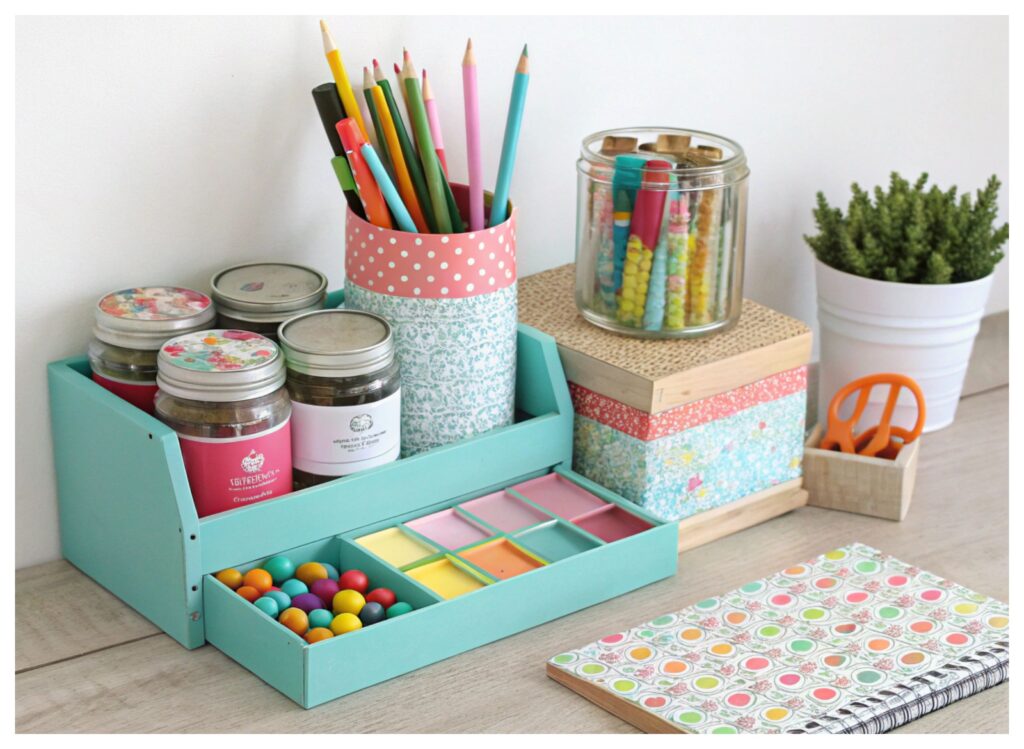 Upcycling Ideas for Sustainable Desk Organizer Decoration