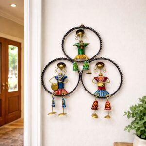 Metal Iron Musician Wall Art Showpiece Frame