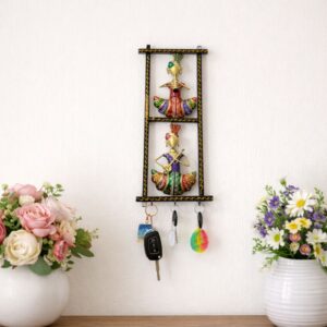 Framing Hub Tribal Metal Musician Figurine Wall Hanging Home Decor